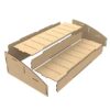 استند تاپر کیک (شمع تولد مولتی) 2 طبقه - تصویر 4