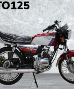 برچسب خط اصلی موتور کاوازاکی GTO 125 ژاپنی